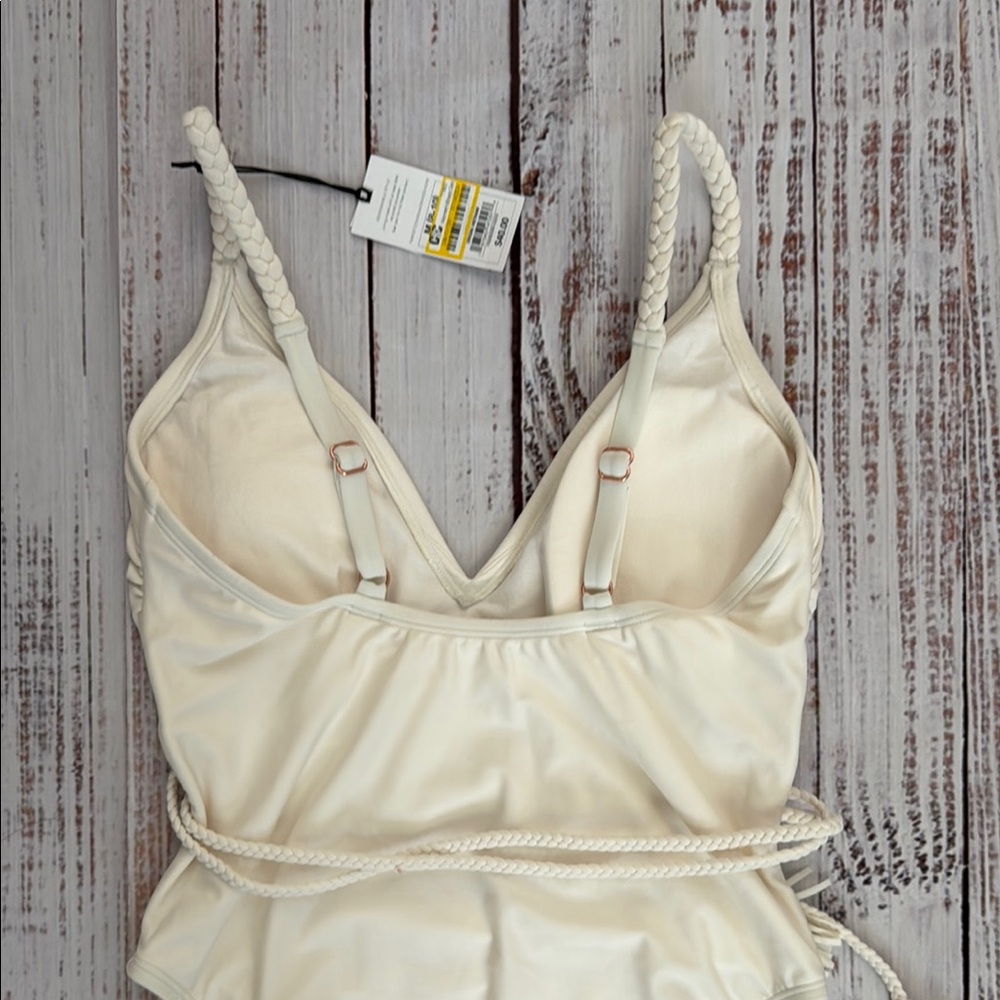 Shade & Shore Cream One Piece Swimsuit - Picture 6 of 12